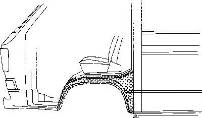 VAN WEZEL 5870155 -  Крыло